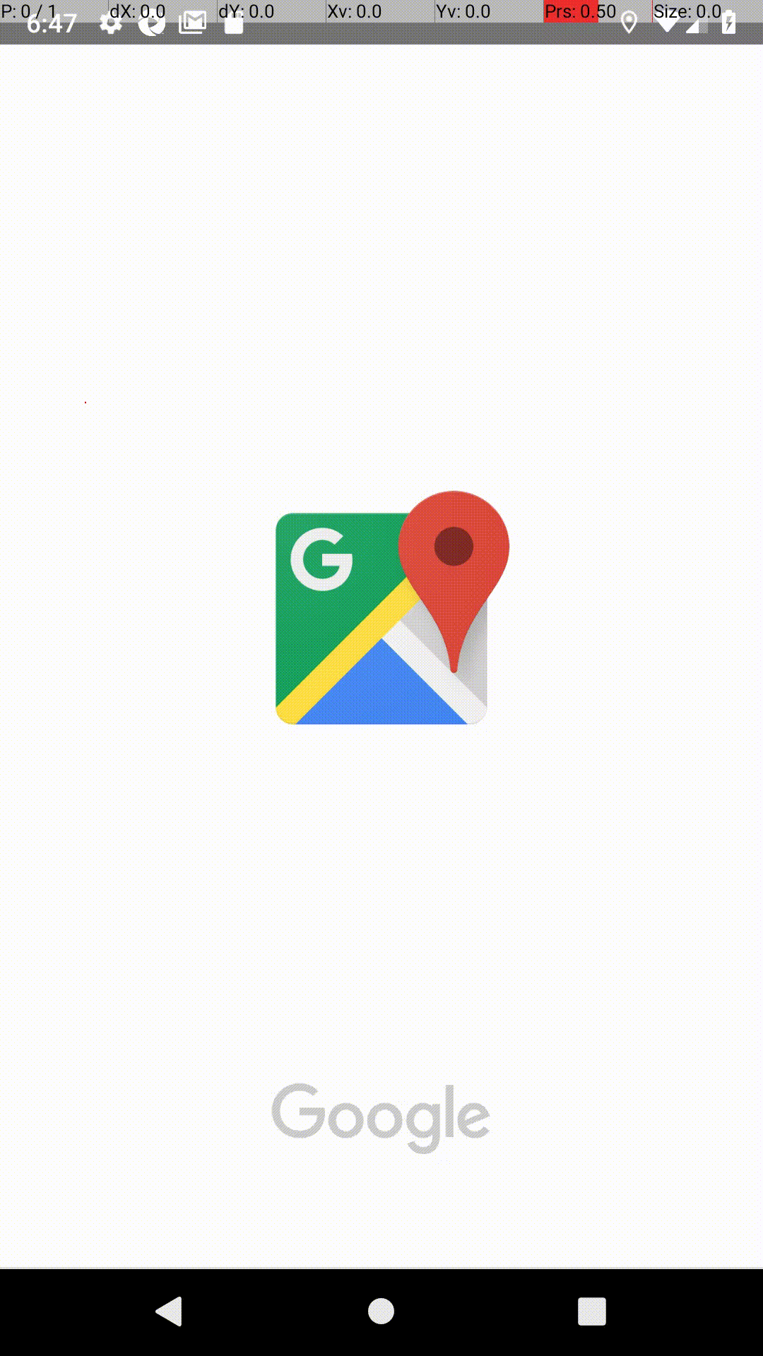 Pinch gestures successfully zooming in and out on Google Maps